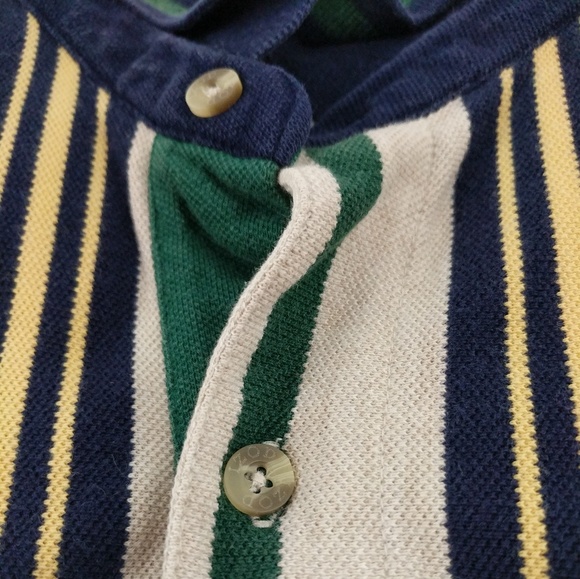 Vintage Izod | Green Blue Dad Polo Size large - Picture 3 of 8
